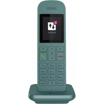 Belaidis telefono ragelis Telekom Speedphone 12 Petrol – DECT ragelis su ilgu baterijos veikimo laiku
