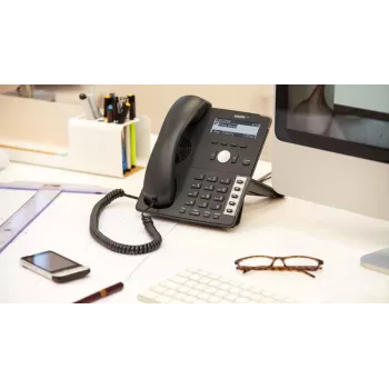 IP telefonas SNOM 715 be maitinimo bloko, 4 eilučių ekranas, Gigabit prievadas, 1 USB prievadas (2792)