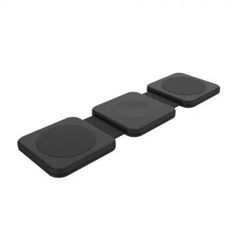 Belaidis sulankstomas 3-in-1 įkroviklis FIXED FIXFLE-SA-BK, skirtas Samsung