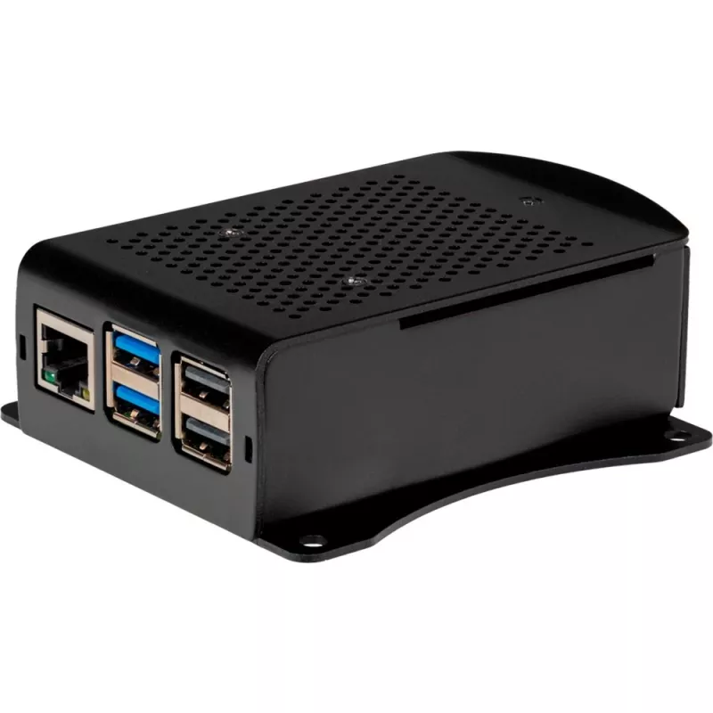 Joy-it RB-ALUCASEP5-06B aliumininis korpusas Raspberry Pi 5