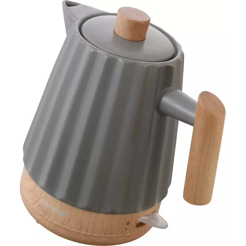 Concept RK0092 Keraminis elektrinis virdulys 1,5 l Tamsiai pilkas