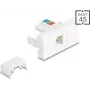 DELOCK Easy 45 modulis RJ12 lizdas LSA UTP baltas 90897
