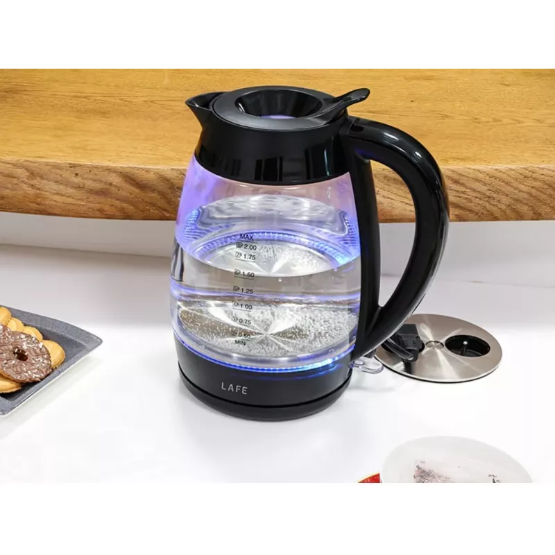 Elektrinis virdulys LAFE Essential XL 1.7 L 2200 W stiklinis
