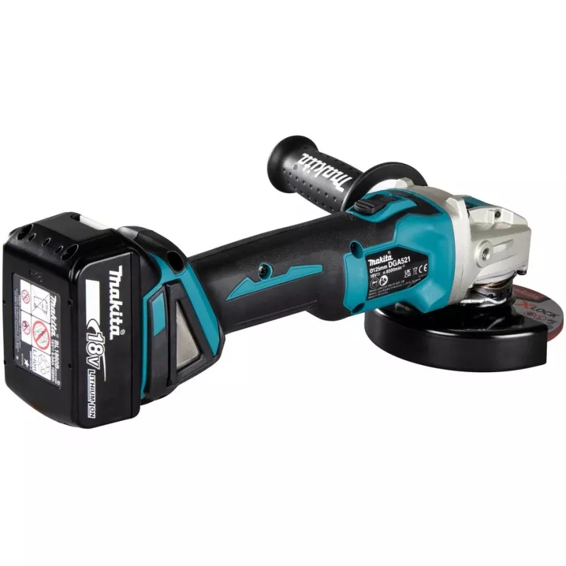 X-LOCK Belaidis kampinis šlifuoklis DGA521ZX1, 18V (mėlynas/juodas, be akumuliatoriaus ir įkroviklio)