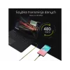 Zestaw 3x Kabel Green Cell GC Ray Lightning 200cm z białym podświetleniem LED, szybkie ładowanie Apple 2.4A