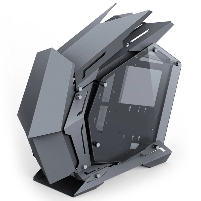 Jonsbo MOD3 Mini Micro-ATX korpusas su vitrininiu stiklu - Pilka - Bokštinis
