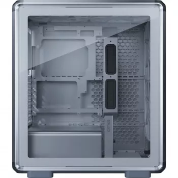 Cooler Master MasterFrame 500 Mesh PC korpusas, Midi-Tower, E-ATX, grūdintas stiklas - sidabrinis