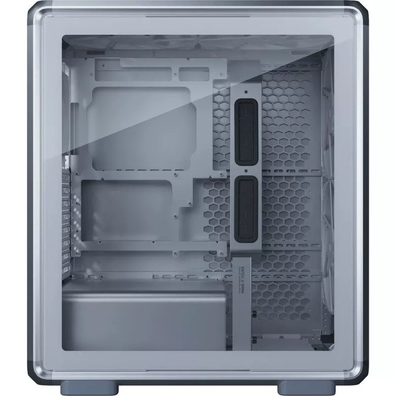 Cooler Master MasterFrame 500 Mesh PC korpusas, Midi-Tower, E-ATX, grūdintas stiklas - sidabrinis