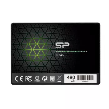 Silicon Power Slim S56 480 GB 2.5 colių SATA III TLC SSD