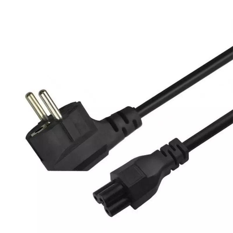 Maitinimo kabelis Savio Strom IEC 60320 C5 CEE 7/7 3m juodas C5 mova