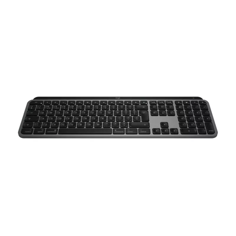 Logitech MX Keys S for Mac belaidė klaviatūra Office RF Wireless + Bluetooth QWERTZ vokiška Aliuminis Baltas