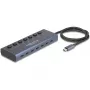 DeLOCK 63410 USB 3.2 Gen 1 Type-C 7 prievadų USB-C šakotuvas, mėlynas, 5000 Mbit/s