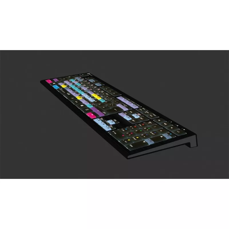 Logickeyboard ASTRA 2 klaviatūra USB QWERTZ anglų juoda Full-size 108 klavišai