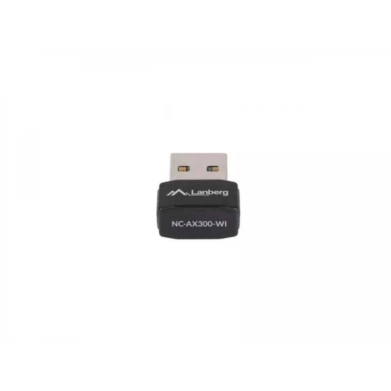 LANBERG NC-AX300-WI USB belaidis tinklo adapteris, AX300, Wi-Fi 6
