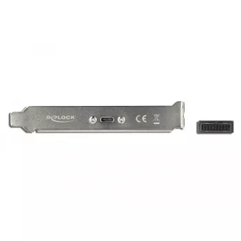Lizdinės plokštės laikiklis DeLOCK 89937 su 1 x USB Type-C prievadu