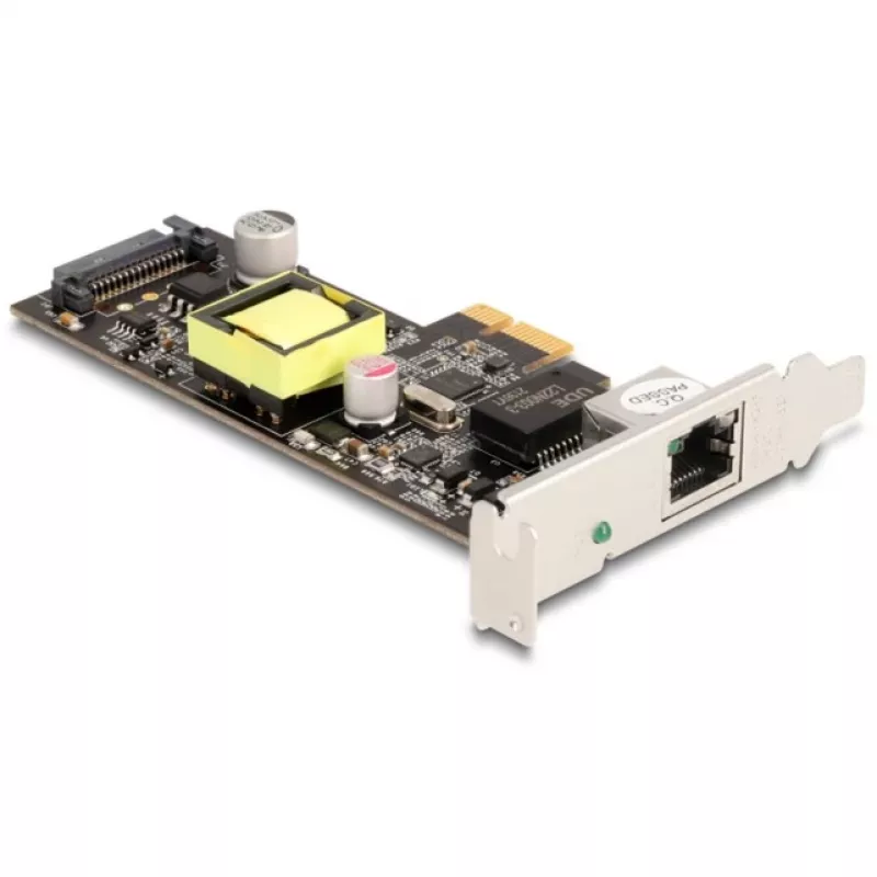 DeLOCK 88506 PCI Express x1 tinklo plokštė, 1 x RJ45 2,5 Gigabit LAN PoE+