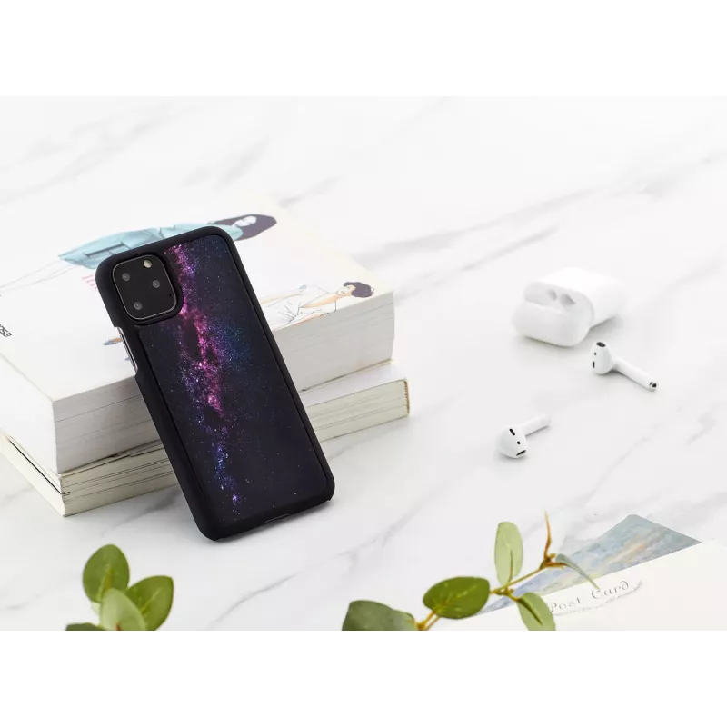 Dėklas telefonui iKins iPhone 11 Pro — milky way black apsauginis dangtelis