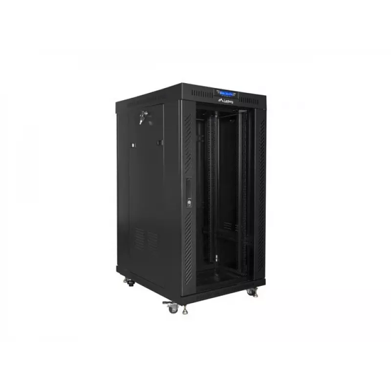 Laisvai pastatomas stovas LANBERG FF01-6822-12BL 22U juodas 1200 kg