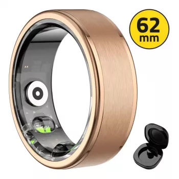 MANTA SR01GD 62 mm OneRing Gold išmanusis žiedas – auksinis, 62 dydis
