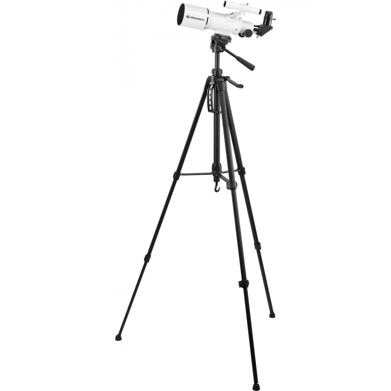 Bresser Optics CLASSIC 70/350 Refraktor 140x juoda, balta