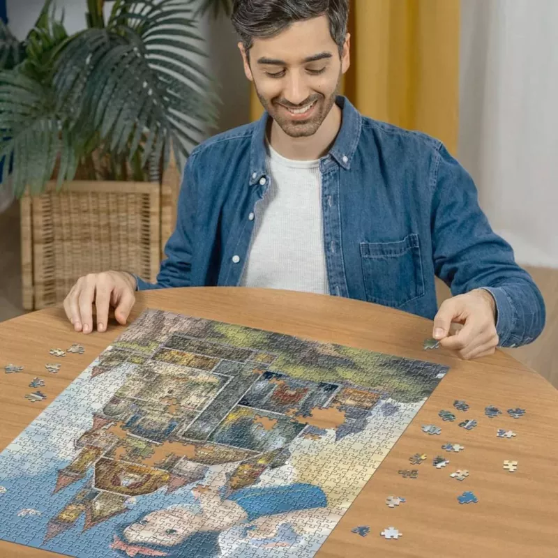 Dėlionė Ravensburger Disney Castles Snow White – 1000 detalių, suaugusiems/paaugliams