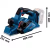 Elektrinis oblius Bosch GHO 18V-26 18.0 V (be akumuliatoriaus)