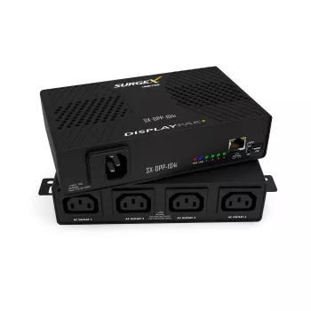 Stovo tipo apsaugos nuo viršįtampių blokas SurgeX DisplayPak IP SX-DPP-104I, nuotolinis stebėjimas per IP