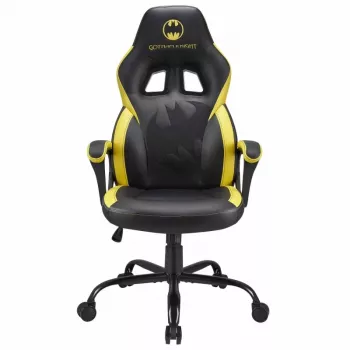 Žaidimų kėdė Subsonic SA5642-B1 su paminkštinta sėdyne, juoda/geltona, 120 kg