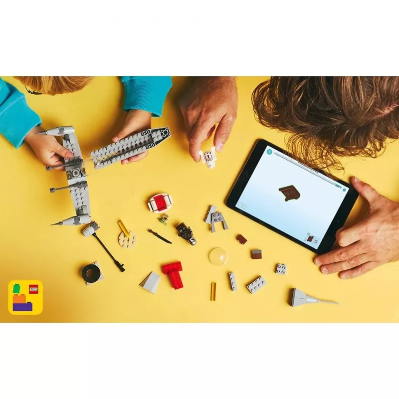 LEGO Star Wars rinkinys 75410 N-1 žvaigždžių naikintuvas, 92 detalės, minifigūrėlės Mando ir Grogu