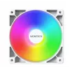 Montech GF120 V2 ARGB 120 mm ventiliatorių rinkinys 3 vnt. Baltas