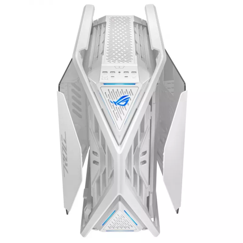 ASUS ROG GR701 Hyperion White, PC korpusas, baltas, ATX, EATX, micro ATX, Mini-ITX, aliuminis, daugiafunkcis, priekinis
