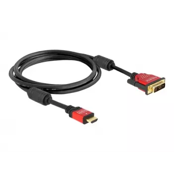HDMI - DVI laidas DeLOCK 84342 1,8m vyriškas / vyriškas