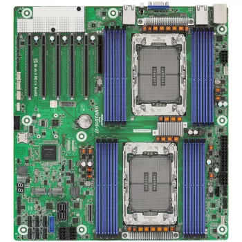 Motininė plokštė ASRock GNR2D16-2T, Intel SoC, LGA 4710 (Socket E2), EEB, 16 DDR5 lizdų, iki 128 GB, 10Gb Ethernet