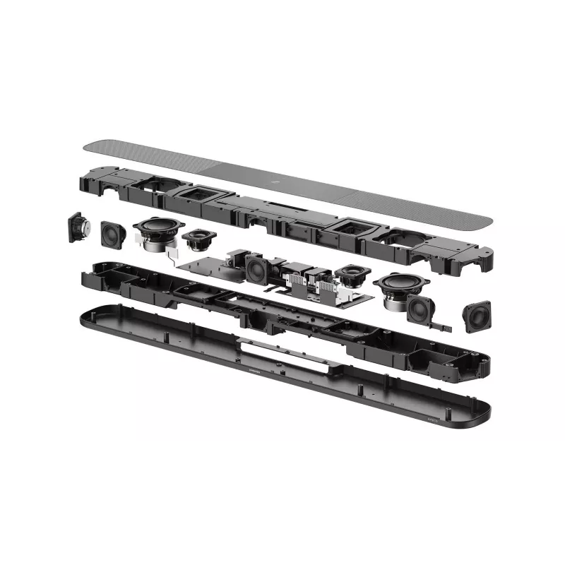 Sennheiser AMBEO Soundbar Plus SB02 garso juosta – 500 W, 9 garsiakalbių, 2x HDMI 2.0, HDMI eARC, Wi‑Fi, Bluetooth