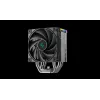 Oro aušintuvas DeepCool AK500S Digital SE — 120 mm ventiliatorius, LGA1700/AM5/AM4 ir Intel LGA115x/1200 lizdų palaikymas, Juodas
