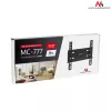 TV laikiklis ant sienos MACLEAN MC-777, 13–42 colių, iki 35 kg, VESA 75x75–200x200, metalinis, juodas