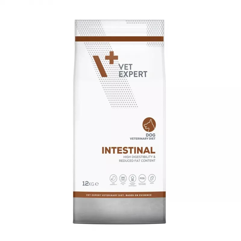 VET EXPERT Veterinary Diet Intestinal Dog sausas šunų ėdalas 12 kg