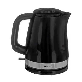 Elektrinis virdulys Tefal KO150 1.5 L 2400 W – juodas su nerūdijančio plieno elementais, belaidis, 360° pagrindas