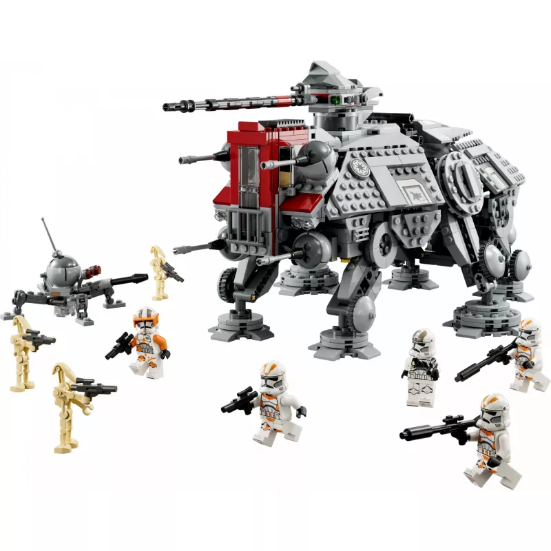 LEGO Star Wars: AT-TE Walker rinkinys su droidų figūrėlėmis (75337)
