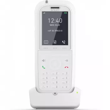 Snom M90 DECT ragelis su skambučio ID, baltas