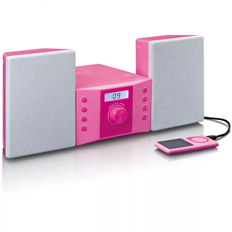Nešiojamas stereo komplektas Lenco MC-013PK