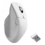 Pele Keychron M6 Dešinei Rankai RF belaidė + Bluetooth + USB-C optinė 30000 DPI balta