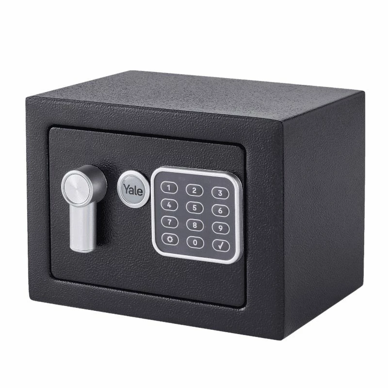 Yale YSV/170/DB2 laisvai pastatomas seifas 3,8 l plieninis juodas