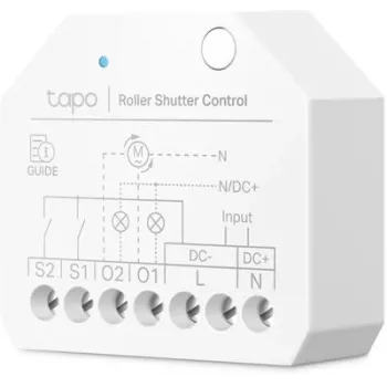 TP-Link Tapo S112 išmanusis jungiklio modulis, 7 kanalų, 2400 MHz, baltas, AC, 150 W