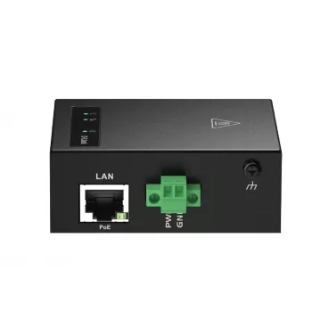 D-Link DWM-311-TP 4G LTE M2M VPN PoE+ maršrutizatorius, RJ45, išorinė antena, IEEE 802.3at, juodas, 48–57 V, -30–70 °C