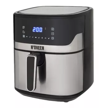 Karšto oro gruzdintuvė NOVEEN AF550 — 6,5 L, 1600 W, iki 200 °C, 8 programų