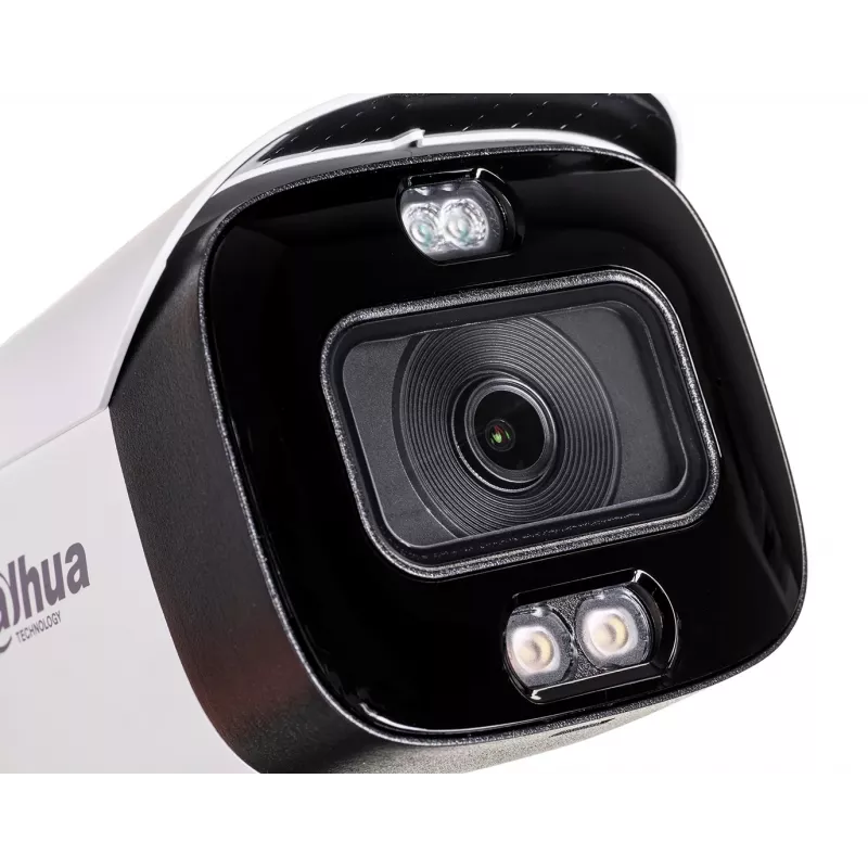 Dahua Technology WizSense IPC-HFW3849T1-AS-PV 8MP kulkos formos IP lauko stebėjimo kamera su aktyviu atgrasymu