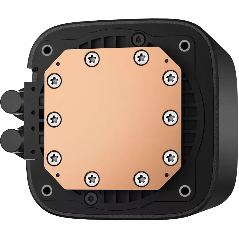 Vandens aušintuvas DeepCool LE240 V2 240mm, 2x120mm ventiliatoriai, hidraulinis guolis, AM5 palaikymas, 41 cm vamzdeliai, juodas