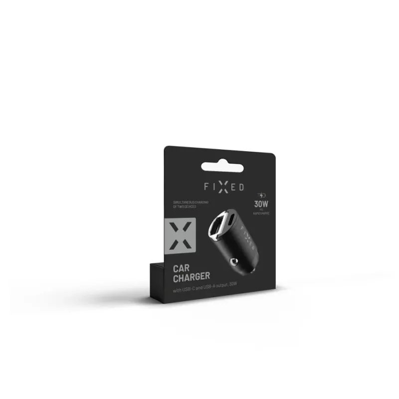 Automobilinis kroviklis FIXED FIXCC30M-CU-BK 30W USB‑C automobilio lizdui