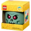 LEGO Storage Head Skeleton dėžutė daiktams, juoda/raudona, didelė